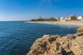 Coastline at Vinaros in the Costa del Azahar, Spain Royalty Free Stock Photo