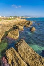 Coastline at Vinaros in the Costa del Azahar, Spain Royalty Free Stock Photo