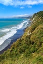 Coastal cliffs in the Taranaki Region, New Zealand