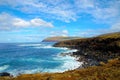 Coasts around Easter Island Royalty Free Stock Photo