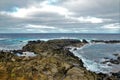 Coasts around Easter Island Royalty Free Stock Photo