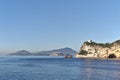Coasts of Bacoli from the sea Napoli