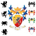 Coat of Arms 03 Royalty Free Stock Photo