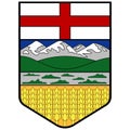 Coat of arms of Alberta in Canada