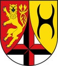 Coat of arms of Altenkirchen in Rhineland-Palatinate, Germany Royalty Free Stock Photo