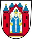 Coat of arms of Aschaffenburg in Lower Franconia in Bavaria, Germany