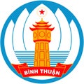 Coat of arms of Binh Thuan Province. Vietnam