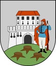 Coat of arms of Bjelovar in Bjelovar-Bilogora County of Croatia