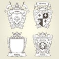 Coat of arms and blazons - heraldic and imperial emblems