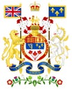 Coat of arms of Canada Royalty Free Stock Photo
