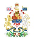 Coat of arms of Canada Royalty Free Stock Photo