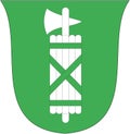 Coat of arms of the canton of St. Gallen. Switzerland