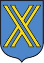 Coat of arms of Castrop-Rauxel in North Rhine-Westphalia, Germany