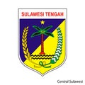 Coat of Arms of Central Sulawesi is a Indonesian region. Vector emblem