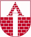 Coat of arms of the city of AleksandrÃÂ³w Kujawski. Poland