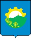 Coat of arms of the city of Arsenyev. Primorsky Krai. Russia