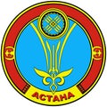Coat of arms of the city of Astana. Kazakhstan