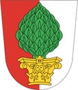 Coat of arms of the city of Augsburg. Germany
