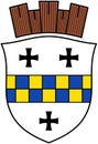 Coat of arms of the city of Bad Kreuznach. Germany