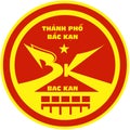 Coat of arms of the city of Bakkan. Vietnam