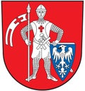 Coat of arms of the city of Bamberg. Germany