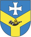 Coat of arms of the city of Barani. Republic of Belarus