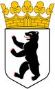 Coat of arms of the city of Berlin. Germany