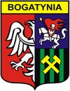 Coat of arms of the city of Bogatynia. Poland