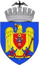 Coat of arms of the city of Bucharest. Romania