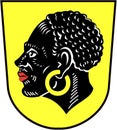 Coat of arms of the city of Coburg. Germany Royalty Free Stock Photo