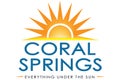 Coat of arms of City of Coral Springs in Broward County of Florida, USA