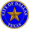 Coat of arms of the city of Dallas. USA