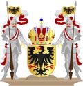 Coat of arms of the city of Deventer. Netherlands Royalty Free Stock Photo