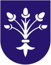 Coat of arms of the city of Dubnica nad Wag. Slovakia