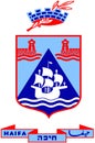 Coat of arms of the city of Haifa, Israel