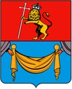 Coat of arms of the city of Intercession. Vladimir region. Russia