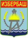 Coat of arms of the city of Izberbash. Dagestan