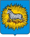 Coat of arms of the city of Kargopol. Arkhangelsk region. Russia