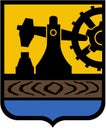 Coat of arms of the city of Katowice. Poland