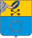 Coat of arms of the city of Kem. Republic of Karelia. Russia