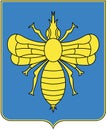 Coat of arms of the city of Klimovichi. Republic of Belarus