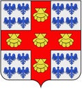 Coat of arms of the city of Laval. Canada