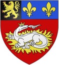 Coat of arms of the city of Le Havre. France