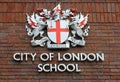 Coat of arms of the City of London School Royalty Free Stock Photo