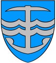 Coat of arms of the city of Maardu. Estonia