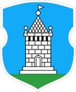 Coat of arms of the city of Mogilev in 1577. Belarus