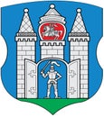 Coat of arms of the city of Mogilev. Republic of Belarus