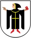 Coat of arms of the city of Munich. Germany Royalty Free Stock Photo