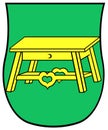 Coat of arms of the city of Nesterov. Kaliningrad region . Russia