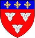 Coat of arms of the city of Orleans. France